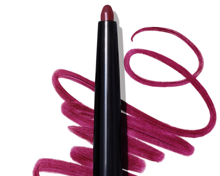 Waterproof Lip Liner with a swirling swipe of the berry shade